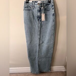 BRAND NEW Good American Light Blue Denim Skirt | Size 4